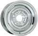 WHEELVINT 4-1/2 & 4-3/4" Bolt Circle With 4" Back Space Chrome Smoothie Steel Rim 15 x 6" WV10-5612358 Autofit