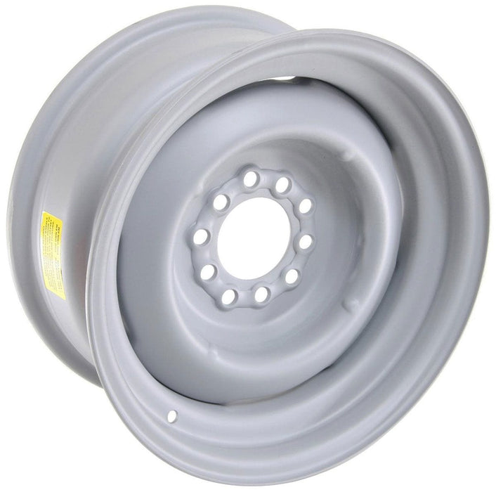 WHEELVINT 4-1/2 & 4-3/4" Bolt Circle With 4" Back Space Gennie Steel Rim 15 x 7" - Grey Primer Finish WV14-571204 Autofit