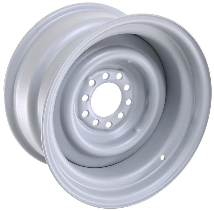 WHEELVINT 4-1/2 & 4-3/4" Bolt Circle With 4" Back Space Smoothie Steel Rim 15 x 8" - Grey Primer Finish WV12-581204 Autofit