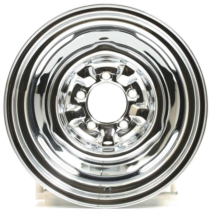 WHEELVINT 4-1/2" Bolt Circle With 4-1/4" Back Space Chrome O.E Ford Rim - Chev Style 15 x 8" WV64-5812044 Autofit