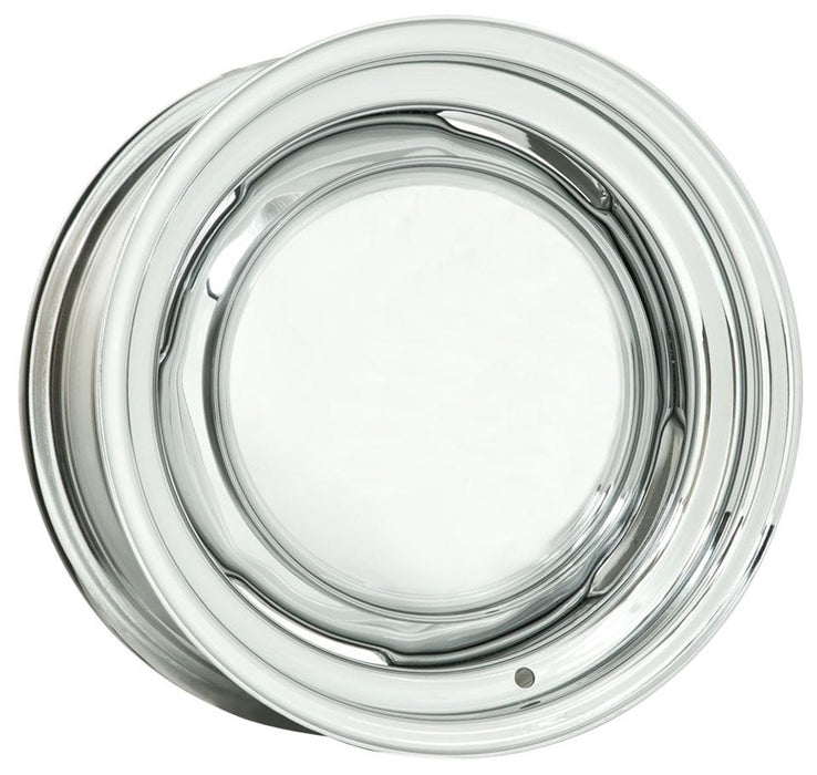 WHEELVINT 4-1/2" Bolt Circle With 4" Back Space Chrome O.E Ford Rim - Chev Style 15 x 6" WV64-561204 Autofit