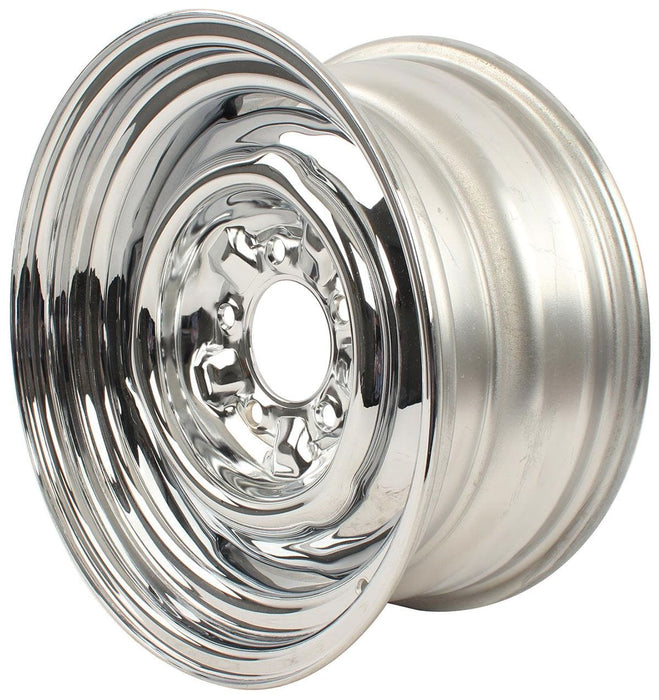 WHEELVINT 4-3/4" Bolt Circle With 4-1/4" Back Space Chrome O.E Ford Rim - Chev Style 15 x 7" WV64-5734044 Autofit