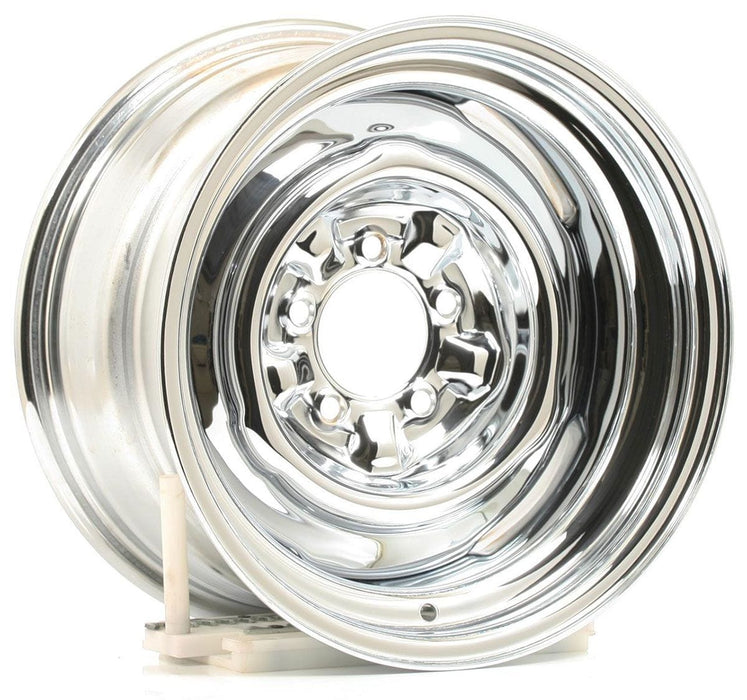 WHEELVINT 4-3/4" Bolt Circle With 4-1/4" Back Space Chrome O.E Ford Rim - Chev Style 15 x 8" WV64-5834044 Autofit