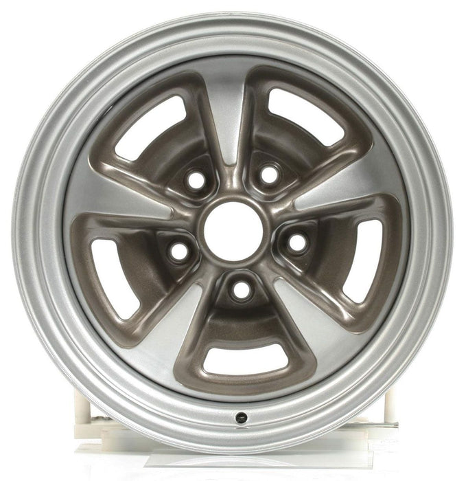 WHEELVINT 4-3/4" Bolt Circle With 4" Back Space Painted Pontiac Rallye II Rim 15 x 7" WV60-573404 Autofit