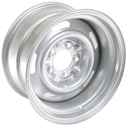 WHEELVINT 4-3/4" Bolt Circle With 4" Back Space Silver Corvette Style Rallye Rim 15 x 8" WV30-583404 Autofit