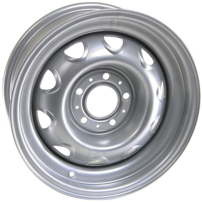 WHEELVINT 5 x 4-1/2", 4" Back Spece Chrysler Rallye 15" x 6" Silver Powder Coat WV56-561204 Autofit