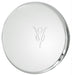 WHEELVINT Smooth Finish With V8 Logo Chrome V8 Baby Moon Cap WV2029 Autofit