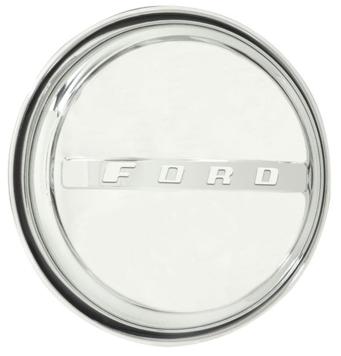 WHEELVINT Smooth With Ford Logo Stainless 1947-48 Ford Cap WV2012 Autofit