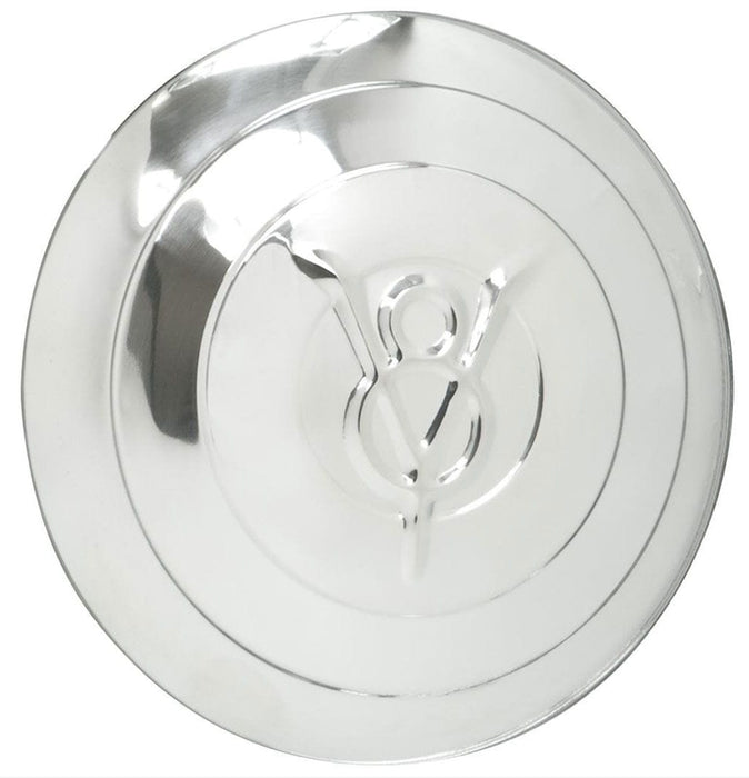 WHEELVINT V8 Logo 1933 Stainless Street Rod Wire Cap WV2001 Autofit