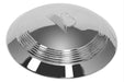 WHEELVINT V8 Logo, Ribbed Outer Stainless 1940 Standard V8 Cap WV2006 Autofit