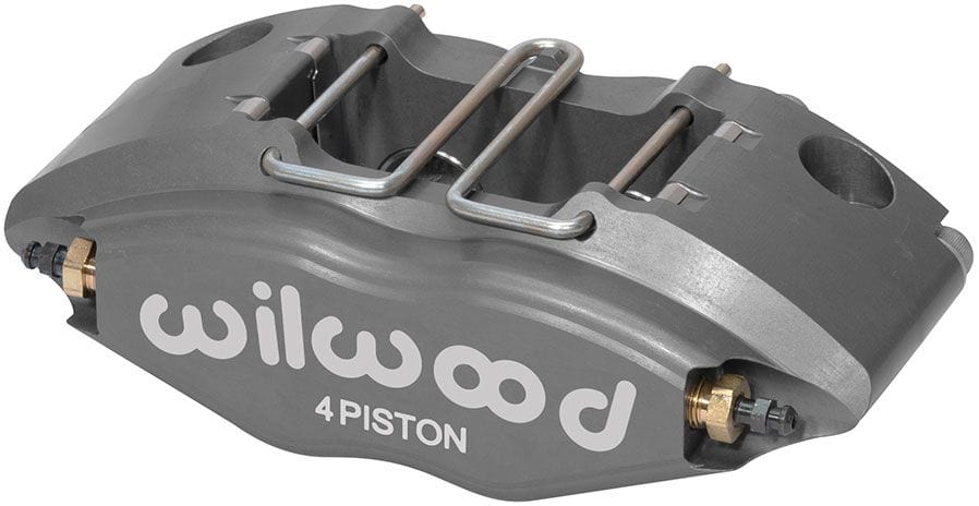 WILWOOD 1.00"/1.00" Bore Size, 0.50" Disc Width, 7912 Pad Plate 4 Piston Radial Mount Billet Powerlite Caliper WB120-8724 Autofit