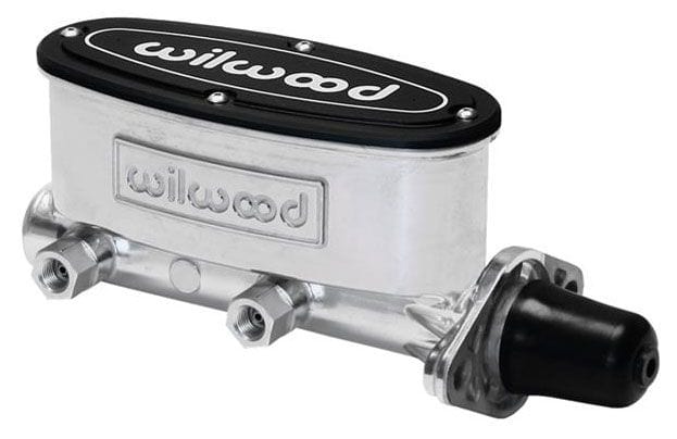 WILWOOD 1-1/8" Aluminium Tandem Chamber Master Cylinder without Push Rod - Bright WB260- Autofit