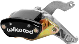 WILWOOD 1.19" Bore Size, 0.81" Disc Width, 6407 Pad Plate 1-Piston MC4 Mechanical Park Brake Caliper R/H - Black WB120-12069-BK Autofit