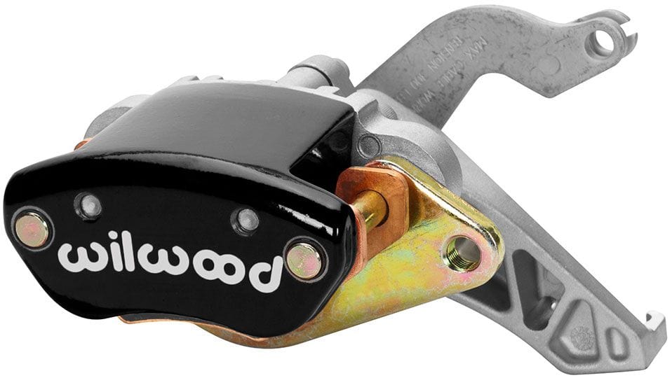 WILWOOD 1.19" Bore Size, 0.81" Disc Width, 6407 Pad Plate 1-Piston MC4 Mechanical Park Brake Caliper R/H - Black WB120-12069-BK Autofit