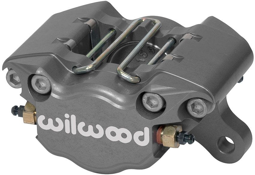 WILWOOD 1.75"/1.75 Bore Size, 0.19" Disc Width, 6812 Pad Plate 2 Piston - 3.75" Lug Mount DynaPro Single Caliper, Long Piston (Polished) WB120- Autofit