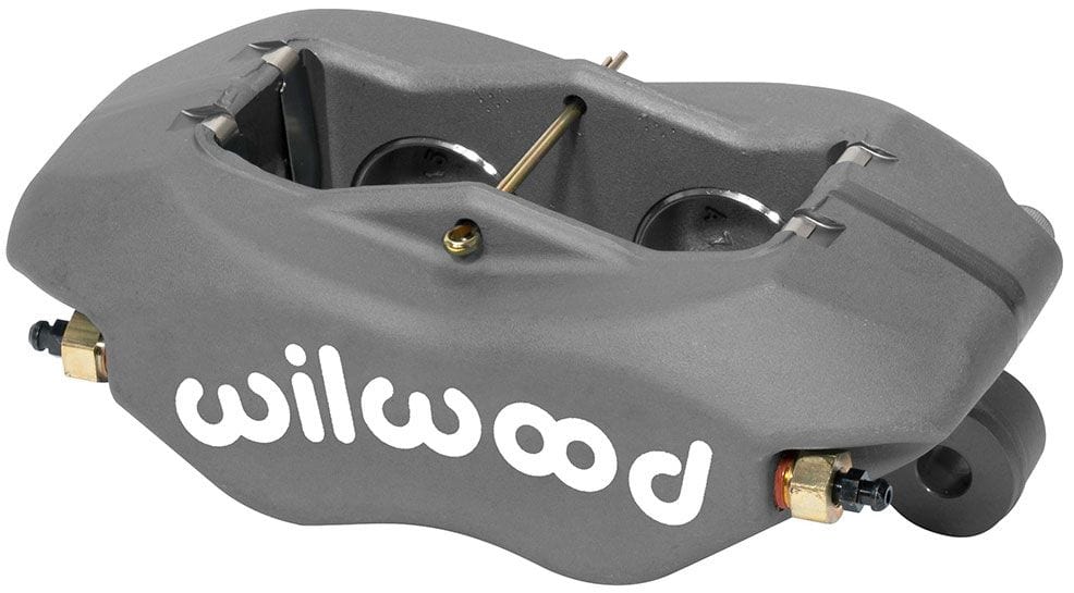 WILWOOD 1.75"/1.75" Bore Size, 0.81" Disc Width, 7112 Pad Plate 4 Piston Lug Mount Forged Billet Dynalite Caliper (Grey) WB120-6816 Autofit