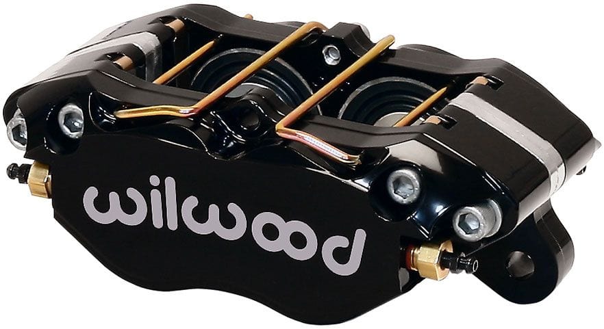 WILWOOD 1.75"/1.75" Bore Size, 1.00" Disc Width, 7812 Pad Plate 4-Piston Dynapro Dust-Boot Lug Mount Caliper - Black WB120-15131-BK Autofit