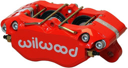 WILWOOD 1.75"/1.75" Bore Size, 1.00" Disc Width, 7812 Pad Plate 4-Piston Dynapro Dust-Boot Lug Mount Caliper - Red WB120-15131-RD Autofit