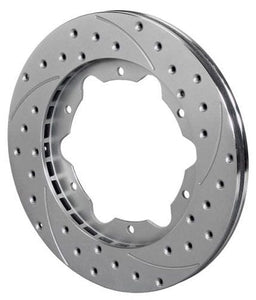 WILWOOD 10.75" Dia, 0.81" Width, .325" Hole Type, 6 x 6.25" Bolt Circle, 5.59 6 Bolt SRP Drilled & Slotted Performance Rotor (L/H) 30 Vanes WB160-7098 Autofit