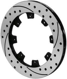 WILWOOD 11.75" Dia, 0.81" Width, .325" Hole Type, 8 x 7.00" Bolt Circle, 6.38 8 Bolt SRP Drilled & Slotted Performance Rotor ( l/H) 32 Vanes Black WB160-7102- Autofit