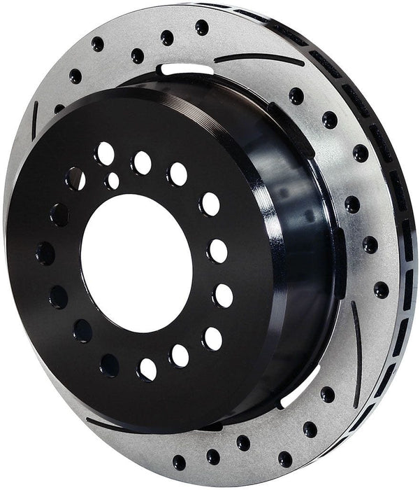 WILWOOD 12.19" Dia, 0.81" Width, .52" Stud Hole, 1.91" Offset, 3.06" Centre H SRP Disc/Drum Rotors for Internal Parking Brakes (L/H) 32 Vane WB160-9813-BK Autofit