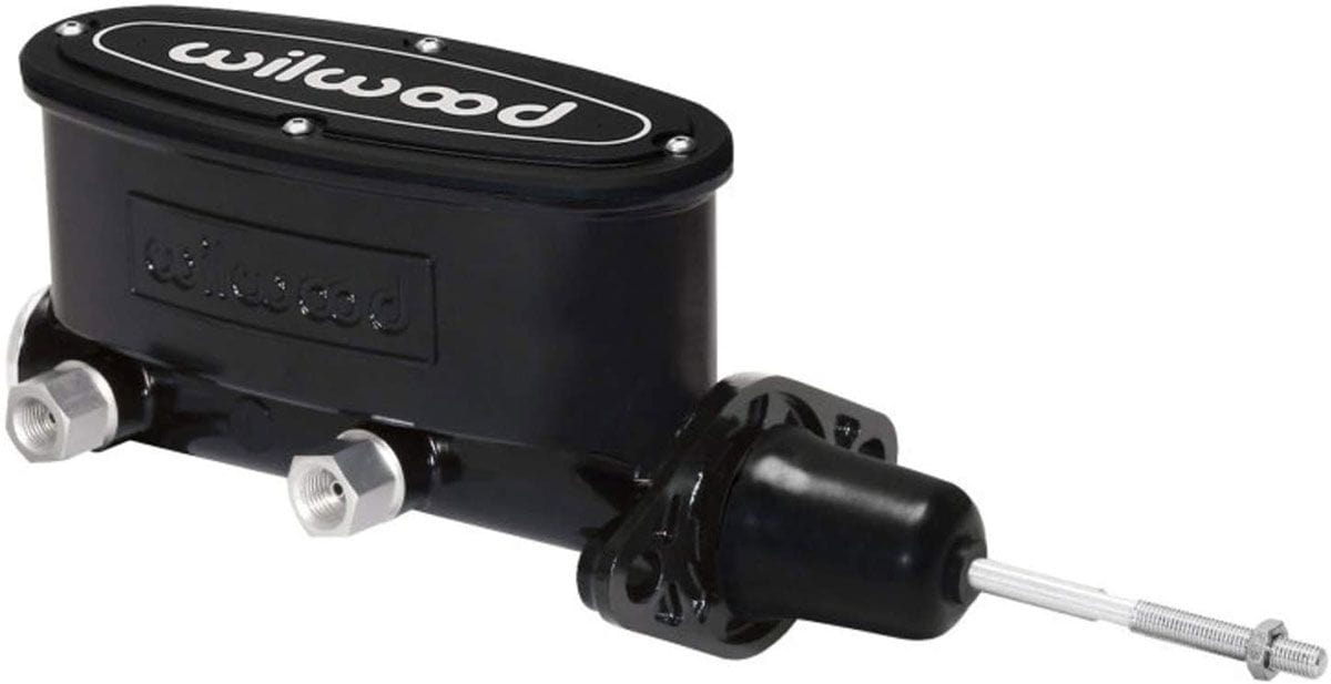 WILWOOD 7/8" Aluminium Tandem Chamber Master Cylinder with Push Rod - Black WB260-9439-B Autofit