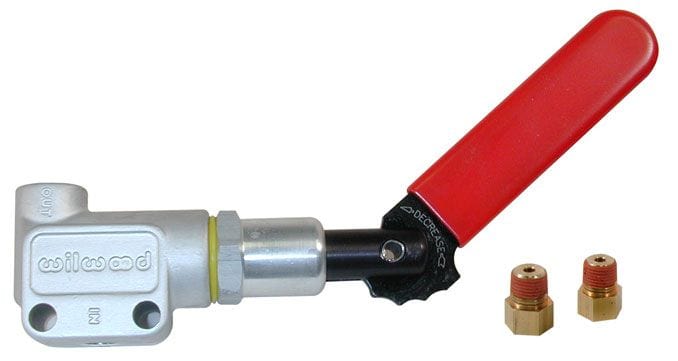 WILWOOD Also Includes Tube Nut Adapters for Installation of 3/8" Tubing Lever Style Proportioning Valve with 1/8-27 NPT Inlets WB260-8420 Autofit