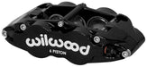 WILWOOD Black, Left Hand 6-Piston Dust Seal Caliper, 1.62/1.12/1.12" Pistons, 1.10" Disc WB120-14437-BK Autofit