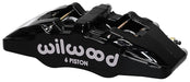 WILWOOD Black, Left Hand Forged Dynapro 6A Lug Mount Caliper, 1.62/1.12/1.12" Pistons, .81" Disc WB120-13 Autofit
