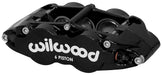 WILWOOD Black, Right Hand 6-Piston Dust Seal Caliper, 1.62/1.12/1.12" Pistons, 1.10" Disc WB120-14436-BK Autofit