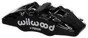 WILWOOD Black, Right Hand Forged Dynapro 6 Lug Mount Caliper, 1.38/1.00/1.00" Pistons, .81" Disc WB120-134 Autofit