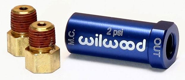 WILWOOD Blue - 2psi, With Fitings Residual Pressure Valve WB260-13783 Autofit