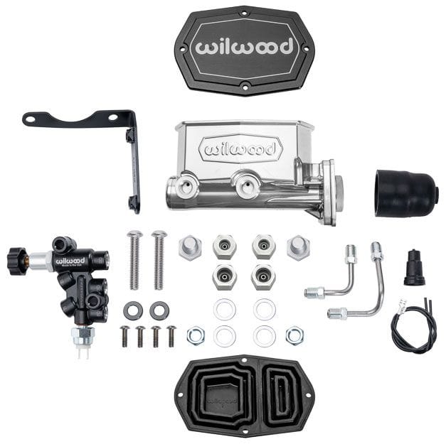 WILWOOD Compact Tandem Master Cylinder & Valve Kit, Mopar 4-Bolt, 1-1/8" Bore Compact Tandem Master Cylinder & Valve Kit, Mopar 4-Bolt, 1-1/8" Bore WB261-1679 Autofit