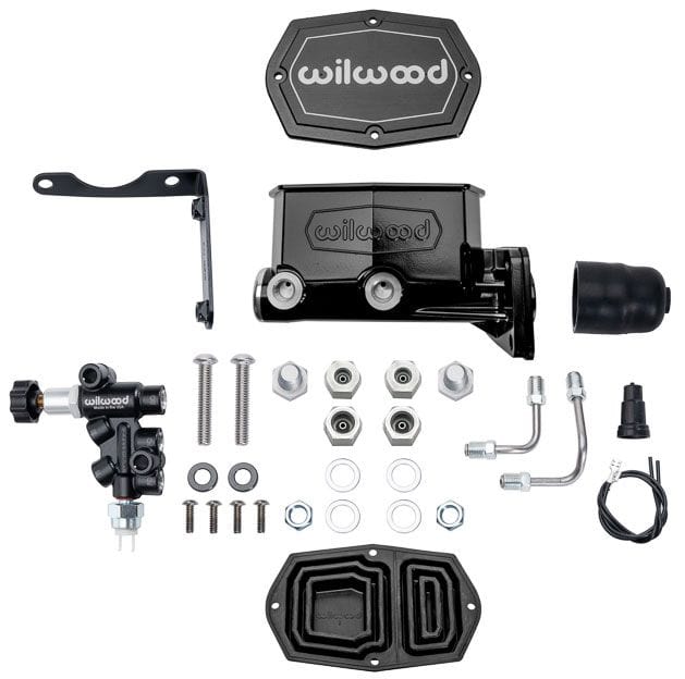WILWOOD Compact Tandem Master Cylinder & Valve Kit, Mopar 4-Bolt, 1-1/8" Bore Compact Tandem Master Cylinder & Valve Kit, Mopar 4-Bolt, 1-1/8" Bore WB261-1679 Autofit