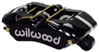 WILWOOD FDL Low Profile Caliper, 1.12" Pistons, .81 " Disc, Black WB120-12160-BK Autofit