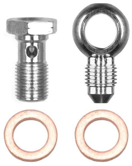 WILWOOD Includes Bolts & Washers Banjo Fitting, 3/8-24 to -3AN WB220-13674 Autofit
