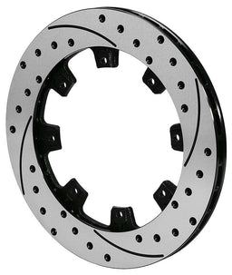 WILWOOD SRP Drilled Rotor 12.19", L/H .810" Thick, 8 x 7.62" PCD WB160-7106-BK Autofit