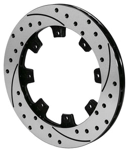 WILWOOD SRP Drilled Rotor 12.19", R/H .810" Thick, 8 x 7.62" PCD WB160-7105-BK Autofit