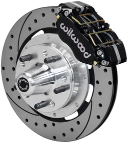 WILWOOD Suit 63-69 Ford Fairlane, Falcon, Ranchero, Torino & 63-67 Mercury Co Dynapro Dust-Boot Front Brake Kit - 4-Piston 12.19" WB140-13344-D Autofit