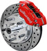WILWOOD Suit 67-72 Camaro/Chevelle, 64-73 Buick, 64-74 Oldsmobile, 64-74 Pont Dynapro Dust-Boot Front Brake Kit - 4-Piston 11" - Red Caliper WB140-13202-DR Autofit