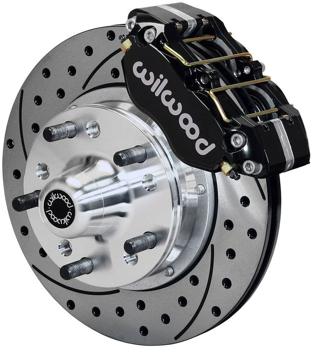WILWOOD Suit 67-72 Camaro/Chevelle, 64-73 Buick, 64-74 Oldsmobile, 64-74 Pont Dynapro Dust-Boot Front Brake Kit - 4-Piston 11" WB140-13202-D Autofit