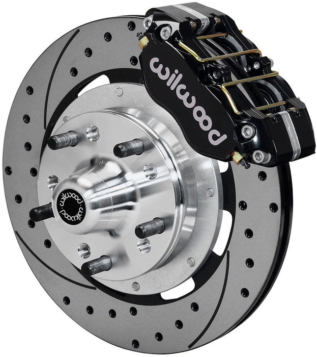 WILWOOD Suit 67-72 Camaro/Chevelle, 64-73 Buick, 64-74 Oldsmobile, 64-74 Pont Dynapro Dust-Boot Front Brake Kit - 4-Piston 12.19" WB140-13203-D Autofit
