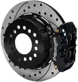 WILWOOD Suit Big Ford, 2.36" Axle Offset, Drilled Forged Dynalite Pro Series Rear Brake Kit Billet WB140-2115-BD Autofit