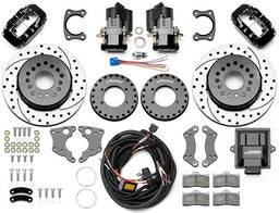 WILWOOD Suit Big Ford New Style, 2.5" Offset Electric Park Brake Kit with 12.19" Rotors & Dust Boot Calipers WB140-15843-D-DB Autofit