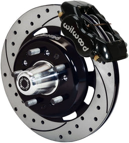 WILWOOD Suit Chevrolet 1955-56-57 Forged Dynalite Big Brake Front Brake Kit (Hub) WB140-7676-D-DB Autofit