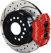 WILWOOD Suit Ford Big Bearing With 2.36 Offset & Internal Park Brake Dynapro Dust-Boot Rear Brake Kit - 4-Piston 12.19" - Red Caliper WB140-13204-DR Autofit