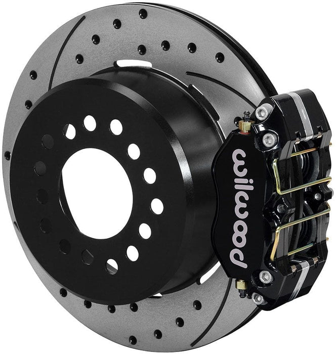 WILWOOD Suit Ford Small Bearing With 2.66 Offset & Internal Park Brake Dynapro Dust-Boot Rear Brake Kit - 4-Piston 12.19" WB140-13205-D Autofit