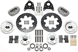 WILWOOD Suit Mustang 1965-69, also Falcon XR-XF Modifications Required Forged Dynalite Pro Series Front Brake Kit, Drilled WB140-4307-BD Autofit