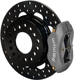 WILWOOD Suit Small Bearing Ford with 2.66" Axle Offset Dynalite Drag Race Rear Axle Kit (Drilled Rotor) WB140-0262-BD Autofit