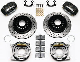 WILWOOD Suit Small Ford, 2.66" Axle Offset Forged Dynalite Rear Parking Brake Kit Drilled WB140-7143-D Autofit
